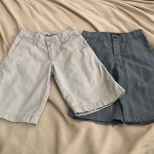 2 pair quiksilver shorts
